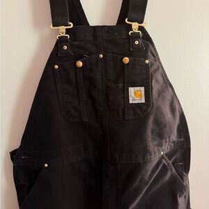 Carhartt Black Bib Overalls
